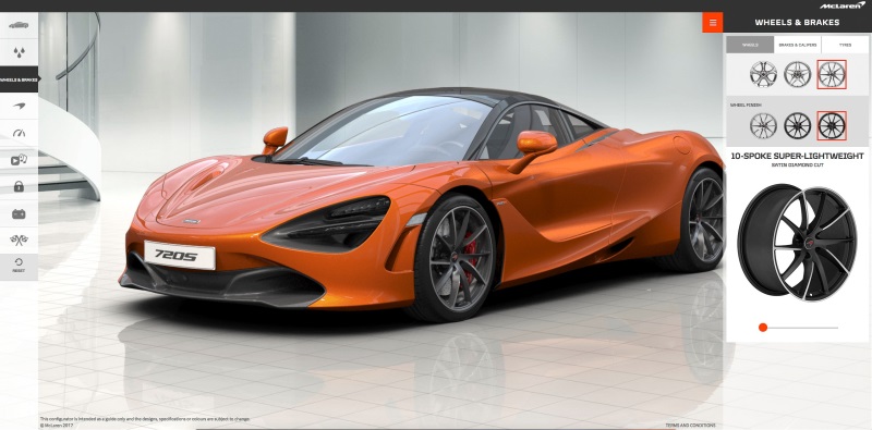 Find Out Everything About The New McLaren 720S And Choose The Perfect Model For You With McLaren's Online Configurator