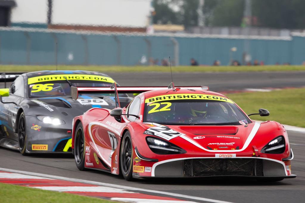 Podium Finishes For The McLaren 720S GT3 And 570S GT4 During British GT Round At Donington Park