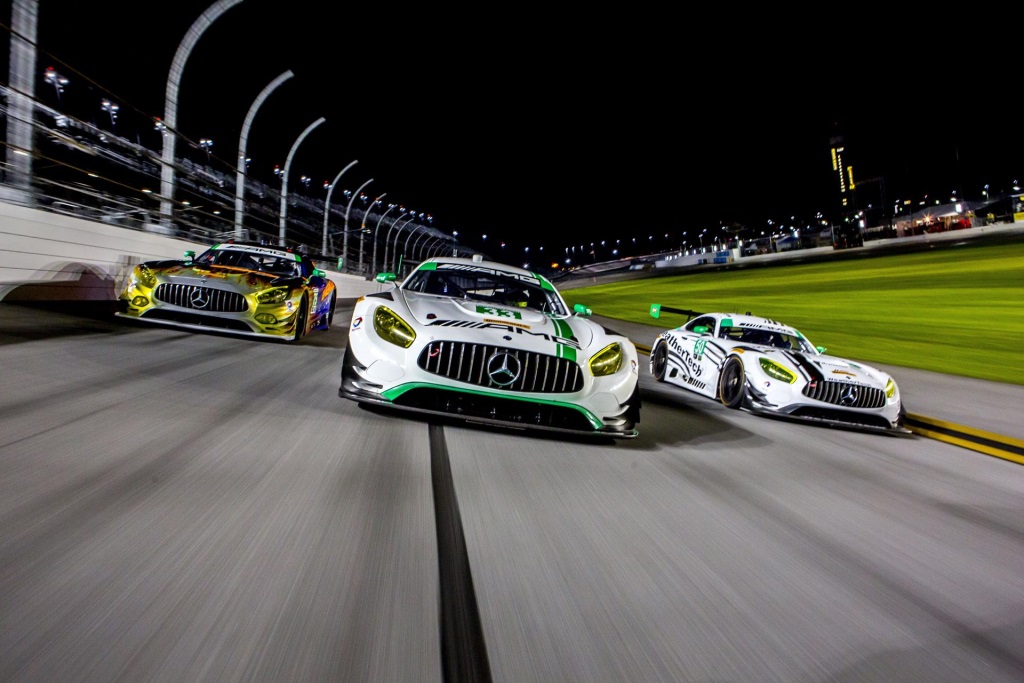 MERCEDES-AMG GT3 TEAMS LOG MORE THAN 2,000 MILES IN PREPARATION FOR ROLEX 24 DEBUT
