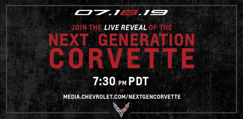 Mid-Engine Chevrolet Corvette Reveal To Be Livestreamed Globally