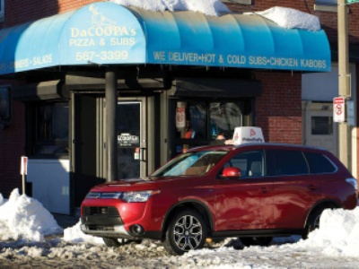 MITSUBISHI MOTORS DELIVERS DURING THE BIG GAME IN A 2015 OUTLANDER