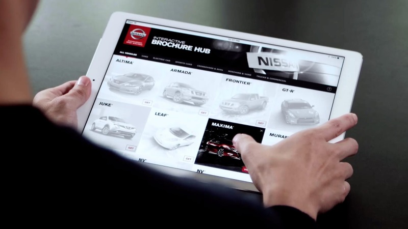 NISSAN LAUNCHES INTERACTIVE BROCHURE HUB APP