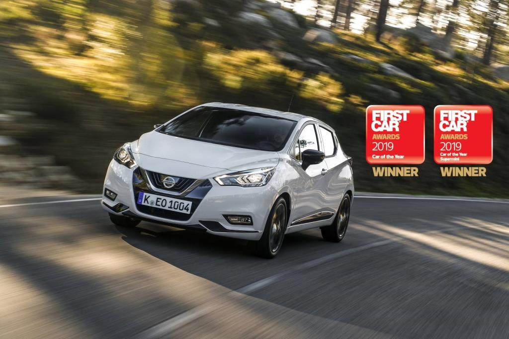 Nissan Micra Crowned 'New Car Of The Year' For Second Year Running At 2019 Firstcar Awards