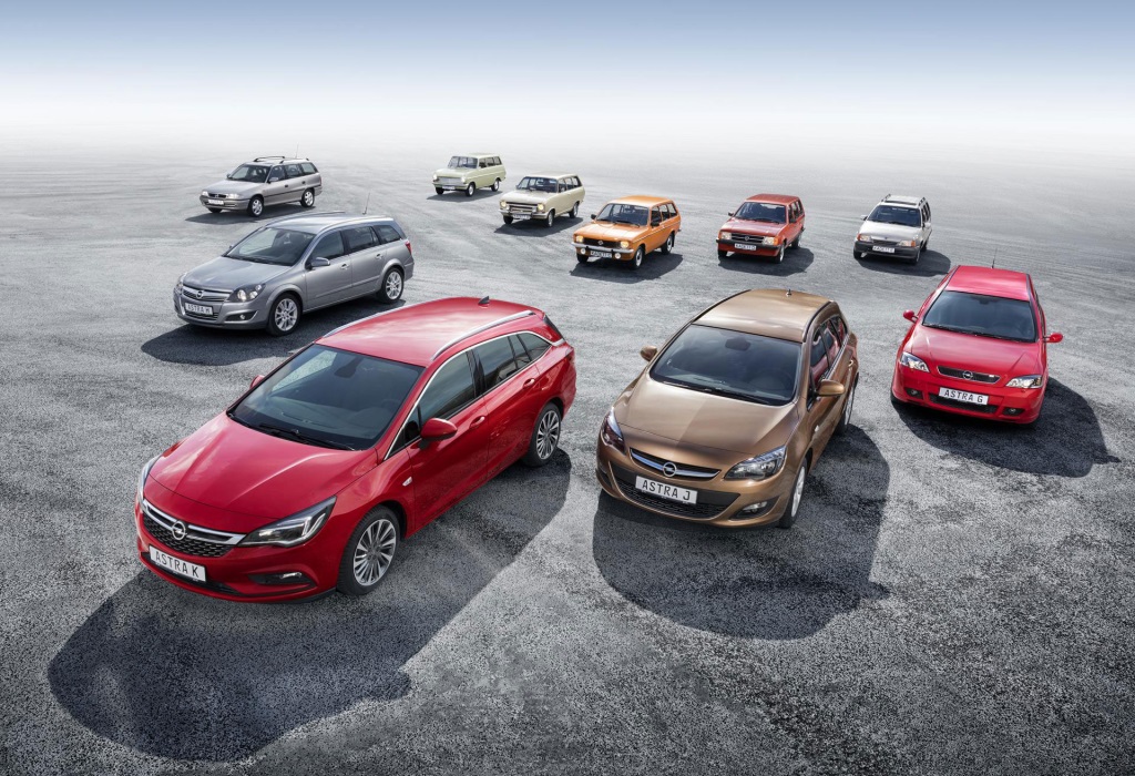 Specs for all Opel Astra K Sports Tourer versions