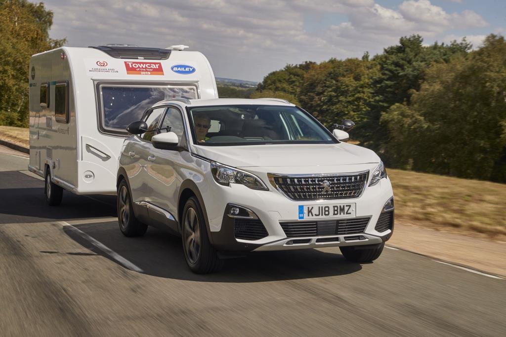 Peugeot 3008 SUV Wins New Category In The Caravan And Motorhome Club Towcar Of The Year Awards 2019
