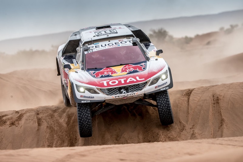 Tough But Productive Penultimate Stage For Peugeot On Rallye Du Maroc