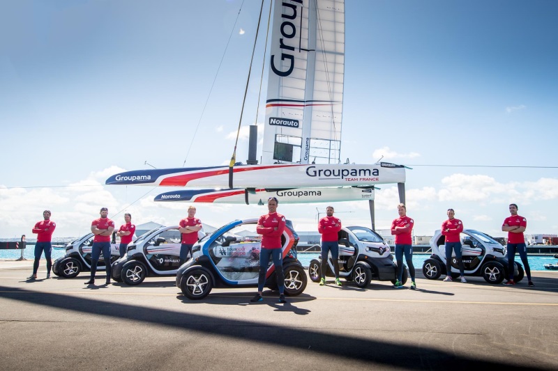 Renault Delivers Ten Twizys To America's Cup Challenger Groupama Team France