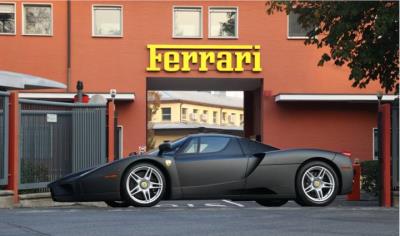 The Factory Matte Black Enzo To Be Offered Through Sotheby's Sealed Without Reserve