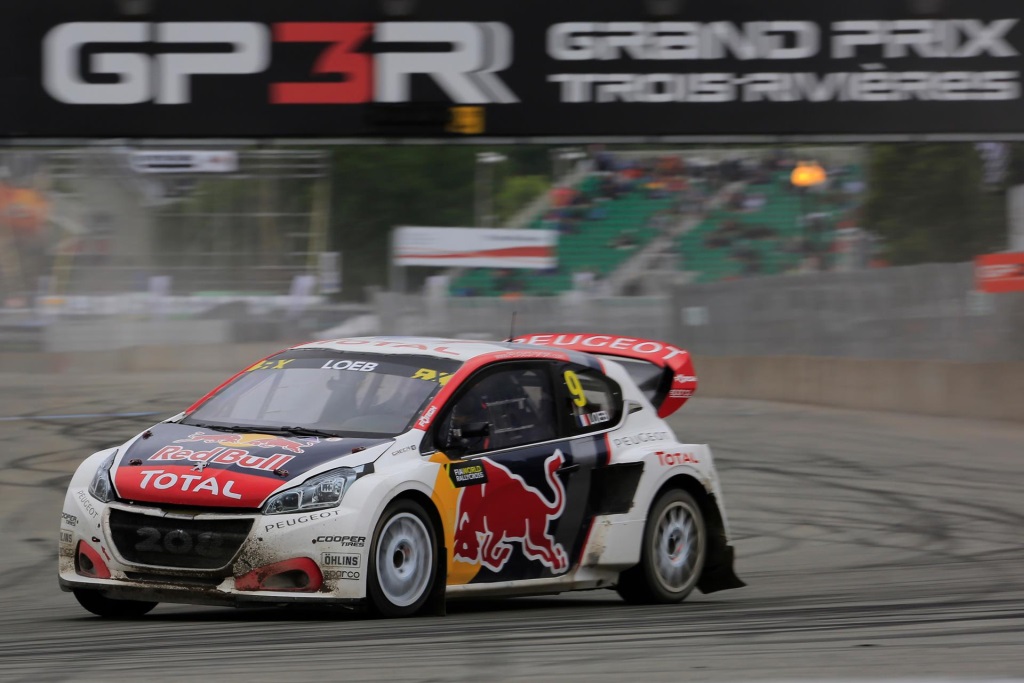 Sébastien Loeb And The Peugeot 208 WRX Collect Third Consecutive Third Place In Canada