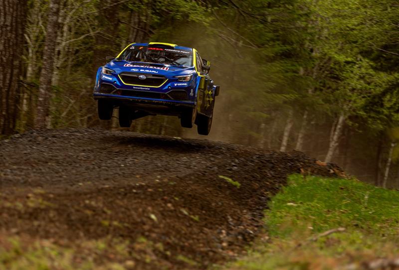 Semenuk and Williams overcome weather, wildlife as Subaru Motorsports wins again at Olympus Rally