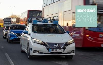 ServCity vehicle research project wins Sustainability Award from Marie Claire UK