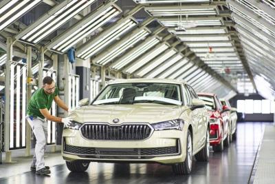 Škoda Auto produces over 888,000 vehicles worldwide in 2023