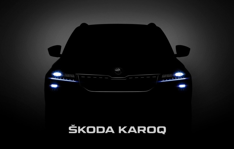 First Close-Up Pictures Of The Škoda Karoq: Expressive Design For The New Compact SUV