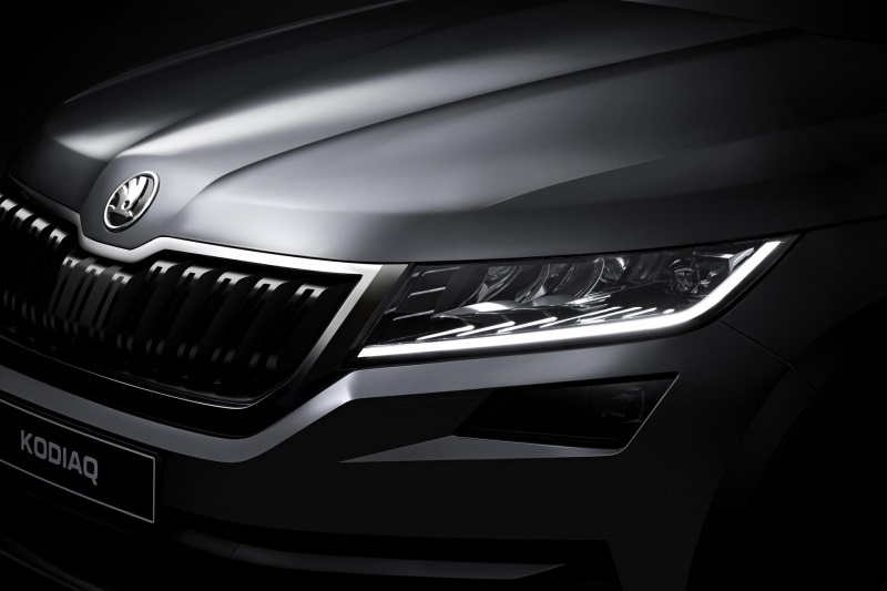 FIRST IMAGES OF THE ŠKODA KODIAQ REVEALED: DISTINCTIVE DESIGN FOR A NEW LARGE SUV