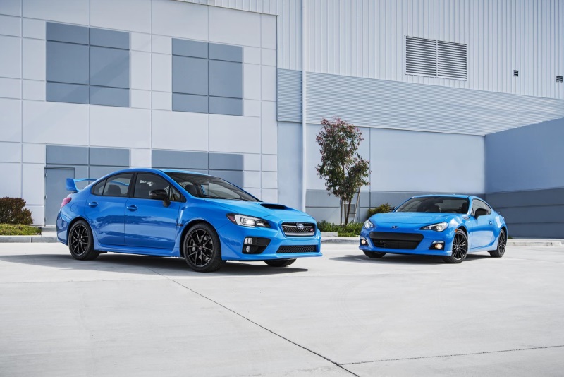 SUBARU ANNOUNCES PRICING ON LIMITED EDITION 2016 SERIES.HYPERBLUE BRZ AND WRX STI MODELS