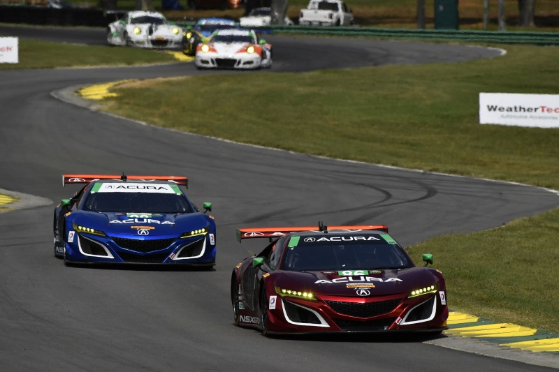 Michael Shank Racing Acura's Knocked Out In Virginia
