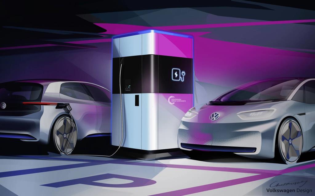Volkswagen Group Components To Start Series Production Of Flexible Fast Charging Station