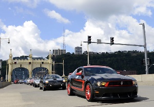 2014 Downtown Pittsburgh Grand Prix Car Display