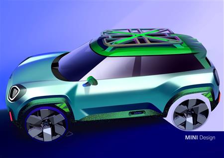 The MINI Concept Aceman: The first all-electric crossover model in the new MINI family